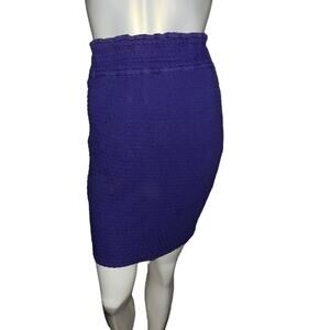 Vintage 1990s GENERRA Purple Nubby Textured Skirt